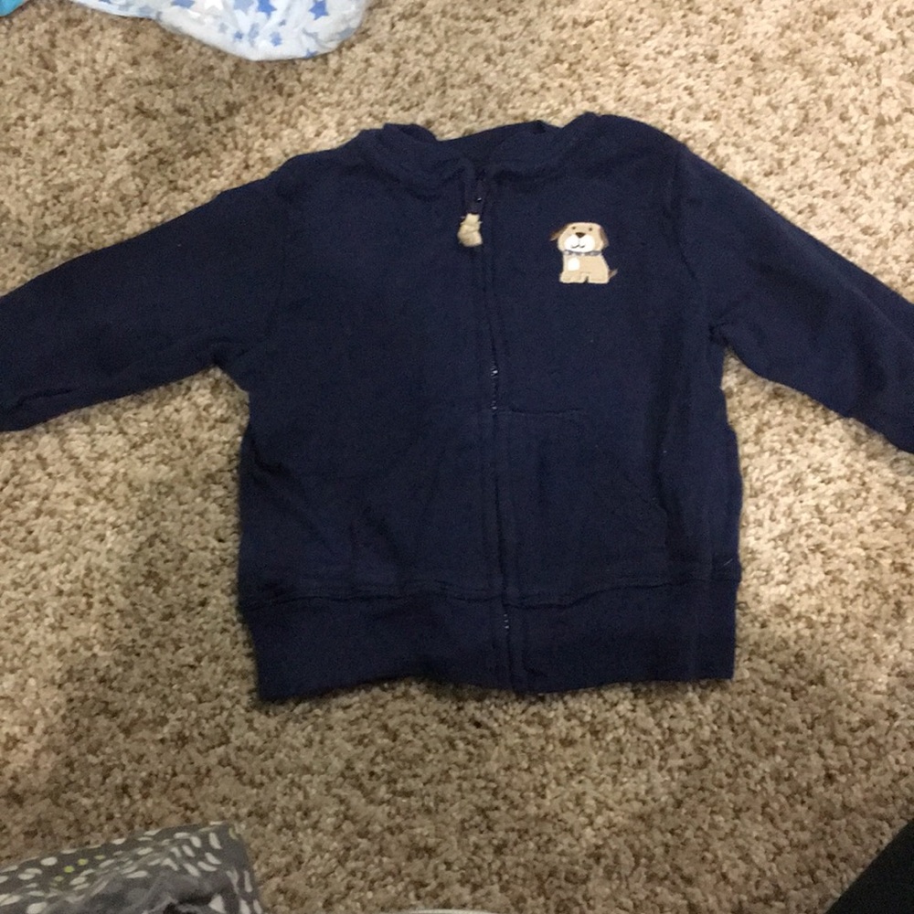 💚 5 for $15 💚 carters navy zip up